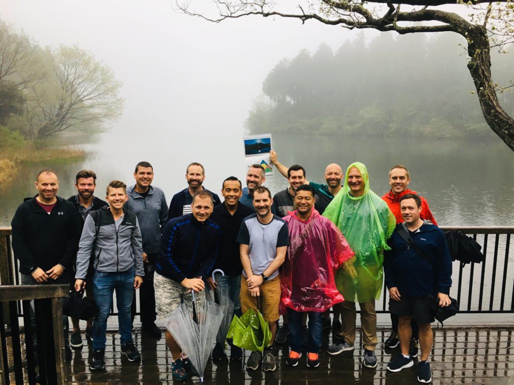 Lake Tanuki in rain