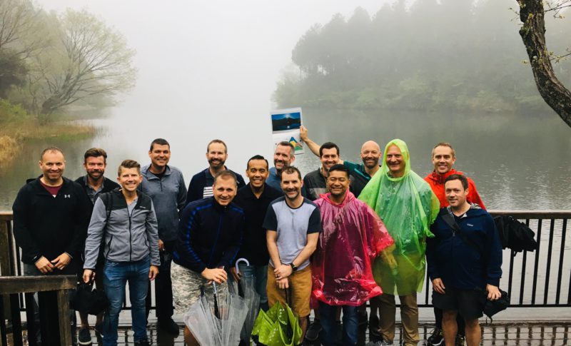 Lake Tanuki in rain