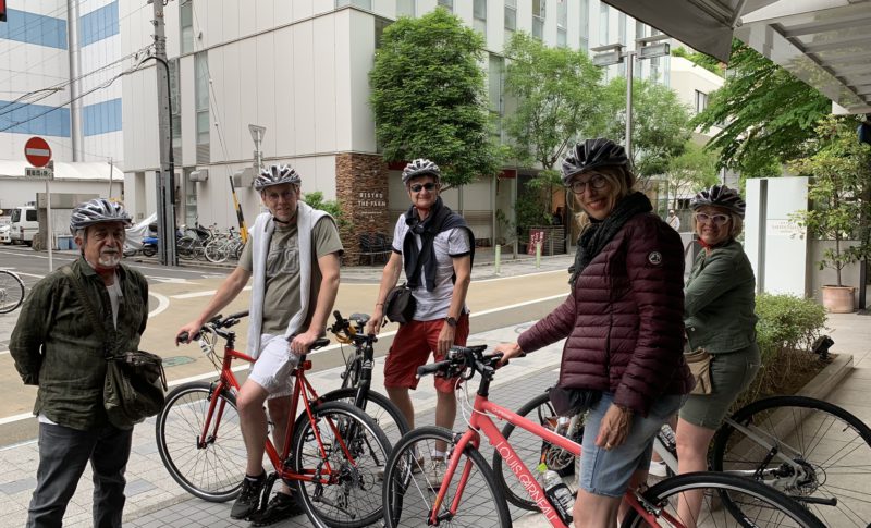 bike tour to a green tea farm