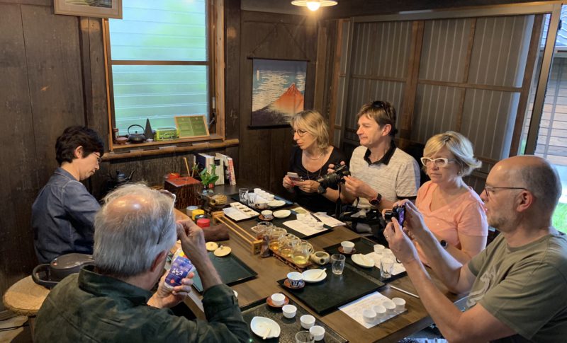 bike tour to a green tea farm