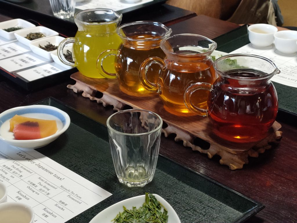 tea tasting experience in shizuoka