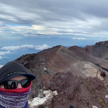 top of the Mt.Fuji