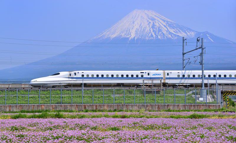 bullet train trip japan