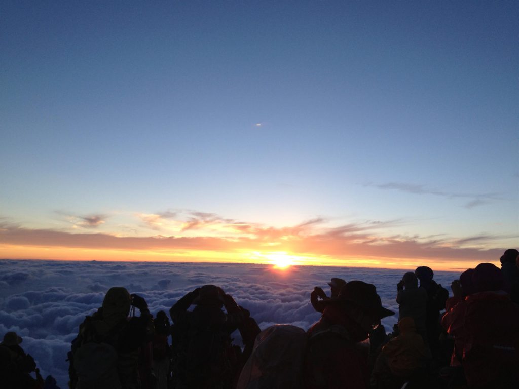 sunrise from Mt.Fuji