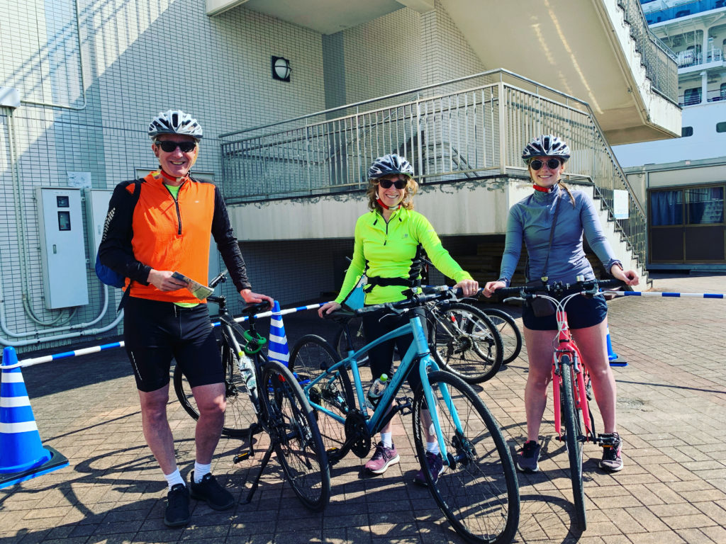 rental bikes at Shimizu Port