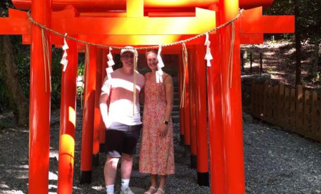 Torii gates in Miho, Shimizu